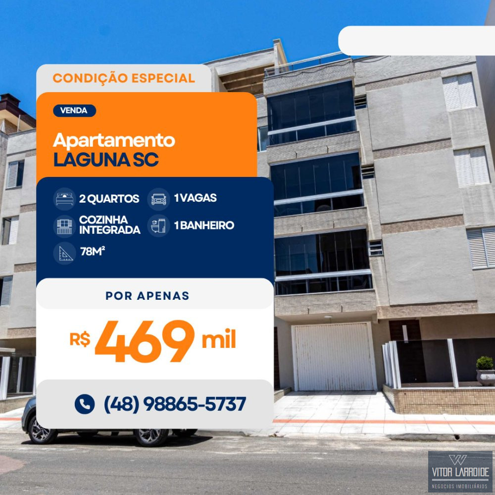 Apartamento  venda  no Mar Grosso - Laguna, SC. Imveis